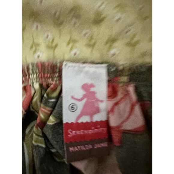 Matilda Jane Vintage Serendipity Floral Perfect Day Knot Sleeveless Dress 6 - Picture 6 of 10